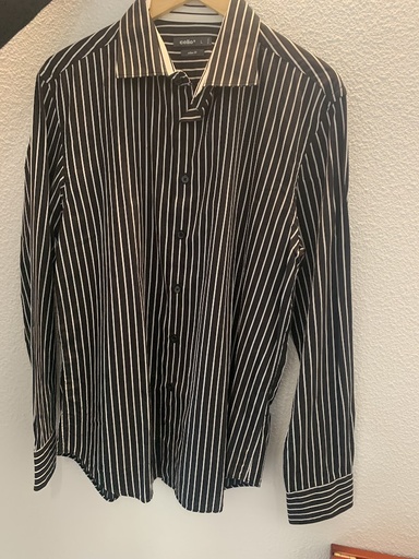 [Bon état] Chemise à rayures noir / blanc